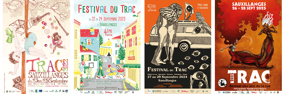 Affiches Festival du Trac