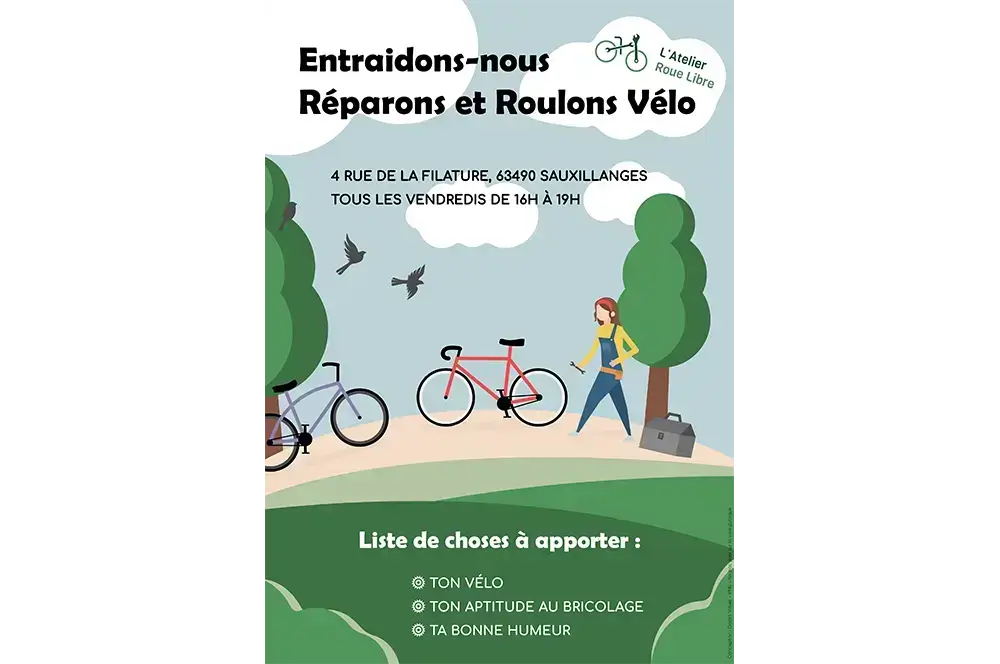 Affiche Atelier Vélo